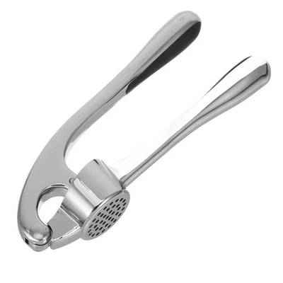  Zinc Alloy Arc-shaped Garlic Press Squeezer Manual Garlic Crusher Mincer - Image 1 of 4