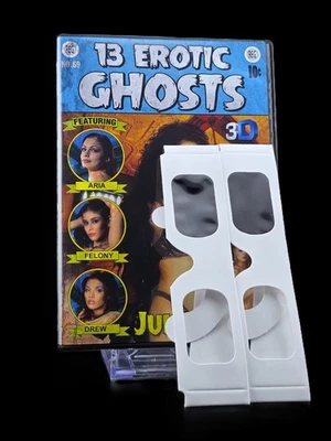 13 Erotic Ghosts in 3-D DVD w/ 3D Glasses Rare Dark Erotic Horror Parody Spoof - Bild 1 von 2