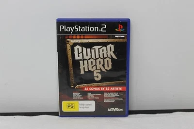 Guitar Hero 5 (Sony PlayStation 2, 2009) CIB W/manual Tested - FAST-post ✅✅✅ - Image 1 of 3