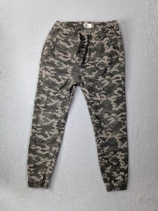 Lira Jogger Pants Size 32 Camo Drawstring Elastic Waist Cotton Stretch - Picture 1 of 16