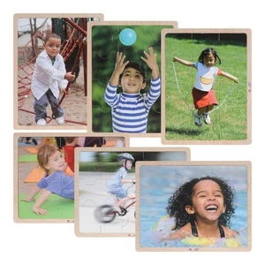 MOJO Education Kids in Motion Puzzle Set - Set of 6 - Picture 1 of 4