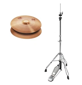 Legendäre 14" Medium Hi-Hat Becken von Paiste aus 2002-Serie + HiHat Maschine - Bild 1 von 4