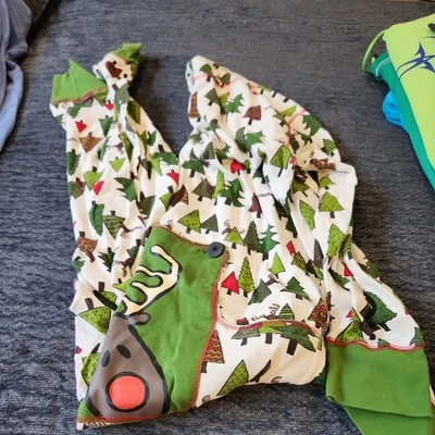 Adult LazyOne XXL Flapjack Trap Door No Peeking Unisex Long Johns PJS 2XL  - Image 1 of 4