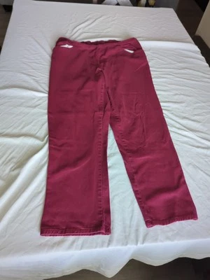 White Stag Maroon Pants Stretch Strait XL 16/18 Womens  - Image 1 of 4