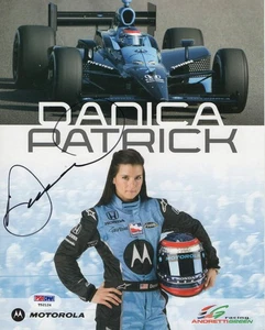 DANICA PATRICK SIGNED AUTOGRAPH 8X10 DRIVER CARD PHOTO - SEXY NASCAR DRIVER PSA - Picture 1 of 1