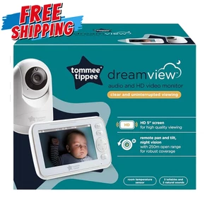 Tommee Tippee Dreamview Indoor Camera,Baby Monitor Audio + HD Night Vision - Picture 1 of 6