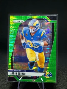 Nfl Panini Trading Cards Aaron Donald 2024 NEON GREEN PULSAR Prizm #172, Rams - Bild 1 von 2
