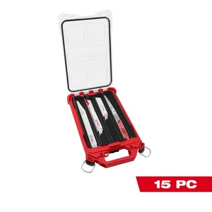 Milwaukee 15-Pc. SAWZALL Blade Kit with PACKOUT Organizer, Model# 49-22-5641 - Picture 1 of 5