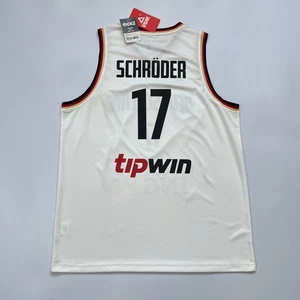 Camiseta Peak Deutschland FIBA equipo de baloncesto Alemania para hombre talla L Dennis Schröder - Imagen 1 de 15