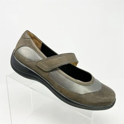 Ziera Women's Casual Mary Jane Brown Leather Comfort Flats Size 40 (US Size 9.5) - Image 1 of 4