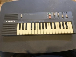 Clavier électronique vintage Casio PT-100 synthé piano testé fonctionne sans adaptateur secteur - Photo 1/2