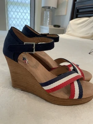 Tom’s Red,white, And Blue Sandals - Изображение 1 из 4