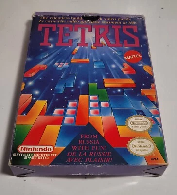 Tetris (Nintendo Entertainment System, 1989)NO MANUAL, TESTED - Image 1 of 4