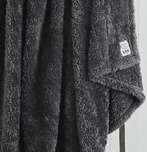 GENUINE TEDDY BEAR Soft Warm Fleece Blanket Thick ALL COLOURS Sofa Bed Throw - Picture 1 of 33