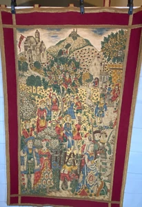 Beautiful Vintage Hanging Cloth Tapestry. - Picture 1 of 12
