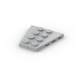 Lego 4x Paar Flügel 2x4 wedge 41769 41770 hell grau light bluish gray - Bild 1 von 1