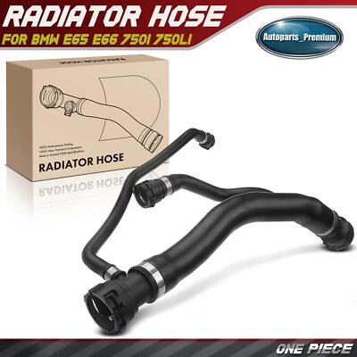 发动机散热器冷却液软管适用于宝马 E65 750i E66 750Li 2006 - 2009 V8 4.8L 上部 — 第 1/4 张图片