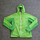 Marmot Jacket Mens Medium Green Gore Windstopper Hooded Full Zip Pocket Outdoor