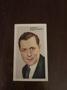 1935 Gallagher Stars of Screen & Stage #21 Robert Montgomery (EXMT) - Picture 1 of 2