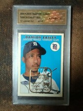 2000 Fleer Tradition Glossy #243 Damion Easley 1/1 Hawaii XV1 2001 KIT YOUNG