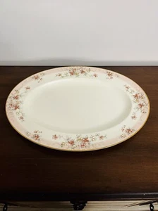 Noritake China Parkhill 9734 14” Oval Platter Serving Dish - Picture 1 of 9