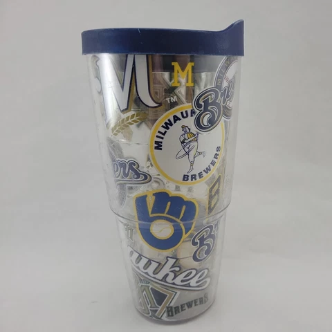 Milwaukee Brewers Tervis Travel Mug Tumbler 24 ounce Cover