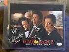 Tim Curry Rob Schneider Home Alone 2 Signed 8 X 10 photo Beckett Witnessed BAS