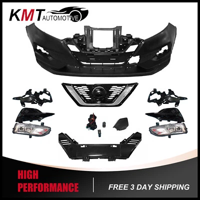 Nuevo conjunto completo de parachoques delantero compatible con Nissan Rogue Sport 2020-2022 Foto 1 de 4