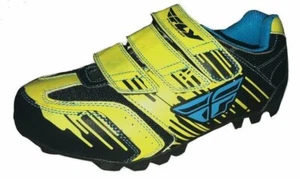 Fly Racing Talon II Clipless Shoes-Yellow/Blue (Size 7 US) 362-5777 - Picture 1 of 2