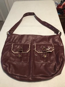 Roxy Bag Enorme Borsa Tote Bag Borsa Vintage Invecchiata aa24 - Foto 1 di 9