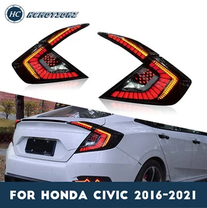 Luces traseras LED para Honda Civic Sedán 2016-2021 luces traseras de señal secuencial - Imagen 1 de 11
