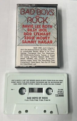 BAD BOYS OF ROCK Metal Compilation Cassette Tape (1986) Roth Idol Hagar Money - Image 1 of 4