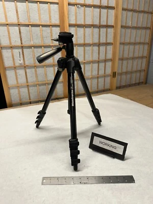Manfrotto 390 Series Tripod Model MK393-HM T2199374 3-Stage Height, Swivel Head - Image 1 of 4