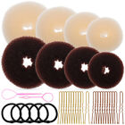 Donut Hair Bun Maker Set with Ties &amp; Pins for Women/Girls-LE