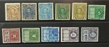 Venezuela. Older fiscal stamps, some mint, some used