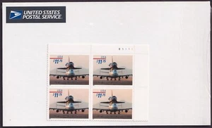 Scott #3262 Piggy Back Shuttle Plate Block of 4 Stamps - Sealed - Picture 1 of 1