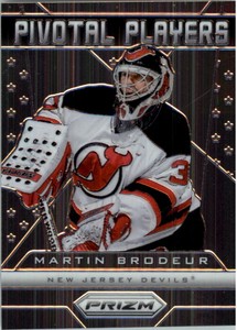 2013-14 Panini Prizm Pivotal Players #PP17 Martin Brodeur