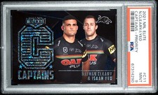 ✺PSA 9✺ 2021 CAPTAINS PRIORITY NRL Premiers Graded Card NATHAN CLEARY & YEO 9/38