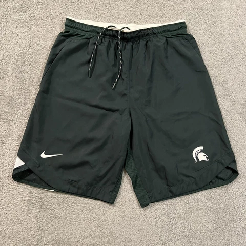 Michigan State Spartans Shorts Medium Mens Nike Dri-Fit Athletic Basketball Cover