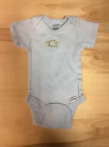 Mono Gerber Recién Nacido 0-3 Meses Diseño Azul Rinoceronte GnuFashion - Imagen 1 de 8