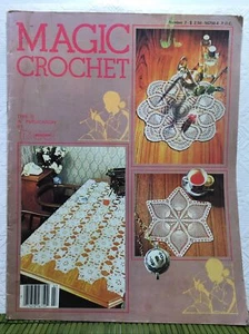 Revista Magic Crochet #7 Patrones de ganchillo Colchas Tapetes Encaje Soportes de vidrio - Imagen 1 de 12