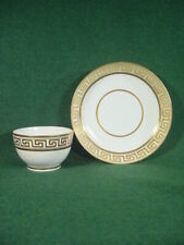Porcelain Teabowl Saucer Greek Meander Pattern 149 18thc Spode? Pinxton? Derby?