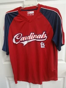 Vintage MLB St. Louis Cardinals Pullover Stitched Sewn Baseball Jersey Men L - Picture 1 of 5