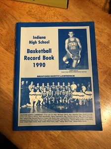 Libro de récords de baloncesto de la escuela secundaria de Indiana 1990. Cubierta Damon Bailey - Imagen 1 de 3