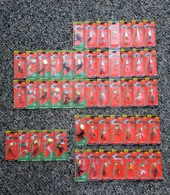 Lote de 50 señuelos de pesca Joe's Flies Short Striker multiespecie spinners trucha lubina Foto 1 de 2