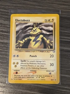 Pokémon TCG Electabuzz 33/111 - Neo Genesis 2000 Vintage LP/NM - Picture 1 of 2