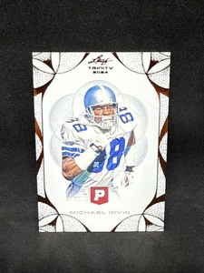 2024 Leaf Trinity Football Pristine - MICHAEL IRVIN #73 Bronze Foil 2 - Picture 1 of 2