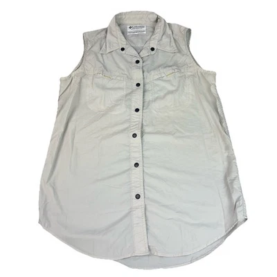 Camisa Columbia GRT Sin Mangas Mujer Mediana Camping Sendero Senderismo Pesca Gorpcore Foto 1 de 4