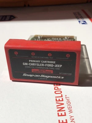 Cartucho primario Snap On Tools GM-Chrysler-Ford-Jeep Thru 1998 MT25001098 Foto 1 de 3