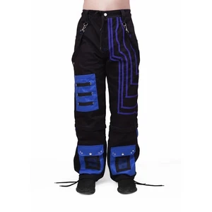 MIKAWIM Cyber Techwear Hose Schwarz Blau Unisex Gothic Baggy Street Style - Bild 1 von 4